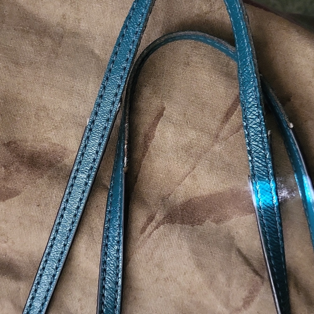 Michael Kors Leather Bag with Gold Accents - Picture 10 of 16